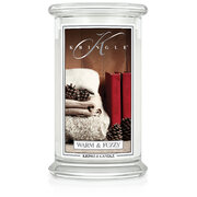 Kringle Candle Warm & Fuzzy μεγάλο αρωματικό κερί 2 φυτιλιών (624 g)