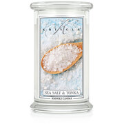 Kringle Candle Sea Salt & Tonka μεγάλο αρωματικό κερί 2 φυτιλιών (624 g)