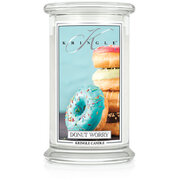 Kringle Candle Donut Worry μεγάλο αρωματικό κερί 2 φυτιλιών (624 g)