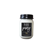 MILKHOUSE CANDLE Αρωματικό κερί ροζ παιώνιας Farmhouse Jar (368 g)
