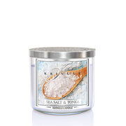 Kringle Candle TUMBLER Sea Salt & Tonka αρωματικό κερί με 3 φυτίλια 411g