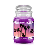 Country Candle Purple Palm μεγάλο αρωματικό κερί με 2 φιτίλι (652 g)