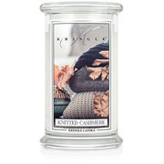 Κερί Kringle Knitted Cashmere μεγάλο αρωματικό κερί 2 φυτιλιών (624 g)