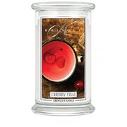 Kringle Candle Cherry Chai μεγάλο αρωματικό κερί 2 φυτιλιών (624 g)