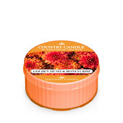 Country Candle Golden Mums & Honey Crisp Tonka αρωματικό κερί (42 g)