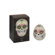 Αρωματικό κερί LADENAC Scull WHITE SCULL με διακοσμητικές πέτρες (220 g) σε συσκευασία δώρου