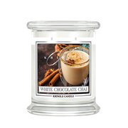 Kringle Candle White Chocolate Chai αρωματικό κερί μεσαίο 2-φιτίλι (411 g)