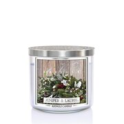 Kringle Candle Juniper Laurel αρωματικό κερί με 3 φυτίλια 411g