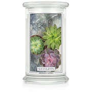 Kringle Candle Succulents μεγάλο αρωματικό κερί 2 φυτιλιών (624 g)