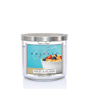 Kringle Candle TUMBLER Fruit & Flakes αρωματικό κερί 3 φυτιλιών 411 γρ.
