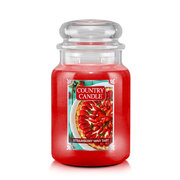 Country Candle Strawberry Mint Tart μεγάλο αρωματικό κερί με 2 φυτίλια (652 g)