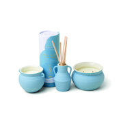 Paddywax SANTORINI Light Blue - Αρωματικό κερί Rosemary Sea Salt 8,5oz / 240g