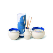 Paddywax SANTORINI Cream - Αρωματικό κερί Cliff & Hinoki Wood 8,5oz / 240g