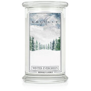 Kringle Candle Winter Evergreen αρωματικό κερί μεγάλο 2-φιτίλι (624 g)