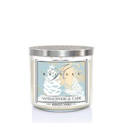 Kringle Candle TUMBLER Αρωματικό κερί σανταλόξυλο & Cade με 3 φυτίλια (411g)