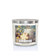 Kringle Candle TUMBLER Tea & Cookies Αρωματικό κερί με 3 φυτίλια (411g)