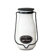 MILKHOUSE CANDLE Αρωματικό κερί Apple Stroodel Μπουκάλι γάλακτος μεγάλο 396 γρ.