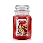 Country Candle Cherry Crumble μεγάλο αρωματικό κερί 2 φυτιλιών (737 g)