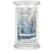 Kringle Candle Winter Woods μεγάλο αρωματικό κερί 2 φυτιλιών (624 g)