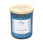 Αρωματικό κερί Paddywax COASTAL Hinoki Driftwood σε γυάλινη θήκη με ξύλινη κορυφή 8oz/226g