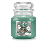 Country Candle Cotton Flowers μεσαίο αρωματικό κερί 2 φυτιλιών (510g)