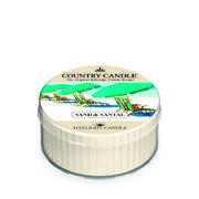 Country Candle Sand & αρωματικό κερί Santal (42g)