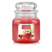Country Candle Strawberry Lemonade μεσαίο αρωματικό κερί 2 φυτιλιών (510g)