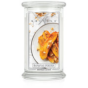 Kringle Candle Banana's Foster μεγάλο αρωματικό κερί 2 φυτιλιών (624 g)