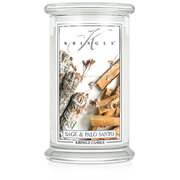 Μεγάλο αρωματικό κερί Kringle Candle Sage & Palo Santo (624 g)