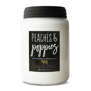 MILKHOUSE CANDLE Αρωματικό κερί Peaches & Poppies Farmhouse Jar (737 g)