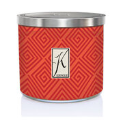 Kringle Candle TUMBLER Αρωματικό κερί Bourbon Apple & Oud με 3 φυτίλια (411g)