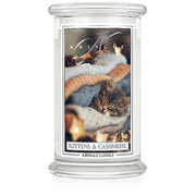 Kringle Candle Kittens & Cashmere μεγάλο αρωματικό κερί με 2 φιτίλι (624 g)