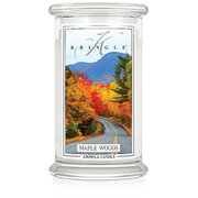 Kringle Candle Maple Woods μεγάλο αρωματικό κερί 2 φυτιλιών (624 g)