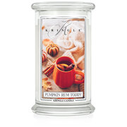 Kringle Candle Pumpkin Rum Toddy μεγάλο αρωματικό κερί 2 φυτιλιών (624 g)