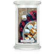 Kringle Candle Warm & Toasty μεγάλο αρωματικό κερί 2 φυτιλιών (624 g)