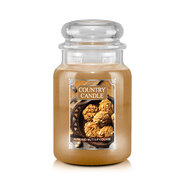 Μπισκότα Country Candle Ammond Butter Cookies μεγάλο αρωματικό κερί με 2 φυτίλια (737 g)