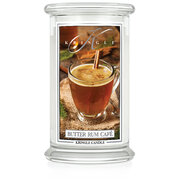 Kringle Candle Butter Rum Cafe μεγάλο αρωματικό κερί με 2 φυτίλια (624 g)