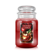 Country Candle Cran Apple Toddy μεγάλο αρωματικό κερί 2 φυτιλιών (737 g)
