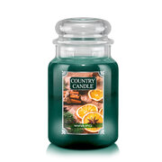 Country Candle Winter Spice μεγάλο αρωματικό κερί 2 φυτιλιών (737 g)