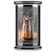 Kringle Candle Reserve Καραμέλα, Κακάο & Φρυγανισμένο Χνούδι μεγάλο αρωματικό κερί 2 φυτιλιών (624 g)