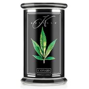 Kringle Candle Reserve Αρωματικό κερί κάνναβης μεγάλο 2-φιτίλι (624 g)