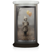 Kringle Candle Halloween Print Based Whimsical Quirky Balloon Clown αρωματικό κερί μεγάλο 2-φιτίλι (624 g)