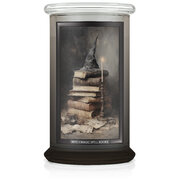 Kringle Candle Halloween Print Based Witch Magic Spell Books μεγάλο αρωματικό κερί 2 φυτιλιών (624 g)