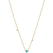 ANIA HAIE NAU001-02YG Terquoise & Sapphire Ladies Necklace Gold 14K, adjustable