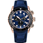 Edox 10242-TINR-BUIRN CO-1 chronograph 45mm 100ATM