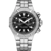 Edox 10113-3M-NIN Delfin Chronograph Mens Watch 43mm 20ATM