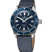 Edox 80131-3BUC-BUICO Skydiver Automatic + 2nd strap Ladies Watch 38mm 30ATM