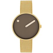 Picto 34001-0914G Mocha Brown 34mm 5ATM 