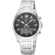 ETT Eco Tech Time EGA-11715-21M Mens Watch Radio-controlled Solar Drive Professional Chronograph 45mm 5ATM 