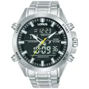 Lorus RW663AX9 Mens Watch Analog-Digital Alarm Chronograph 45mm 10ATM 
